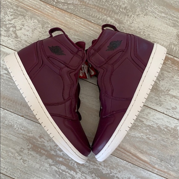 NWT Nike Air Jordan 1 zip premium Bordeaux - Picture 8 of 11